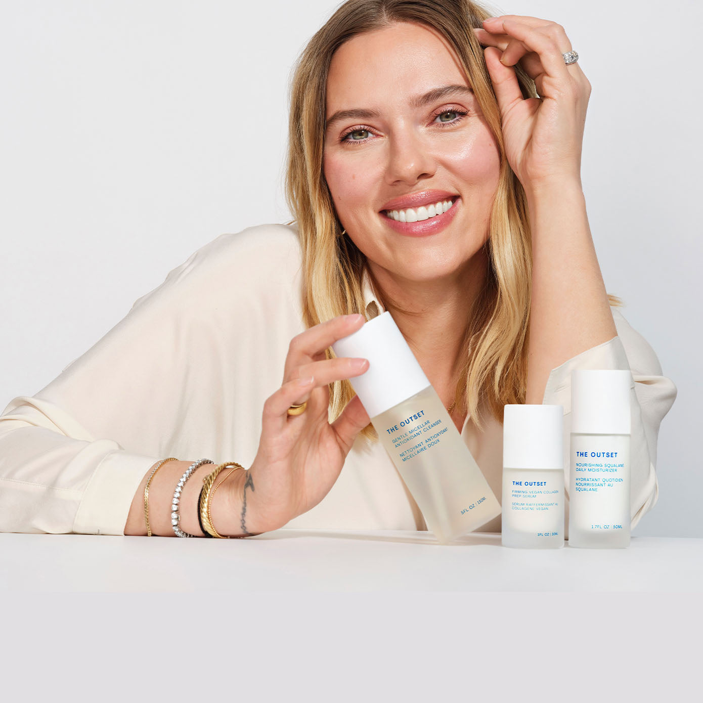 The Outset Radically gentle skincare by Scarlett Johansson