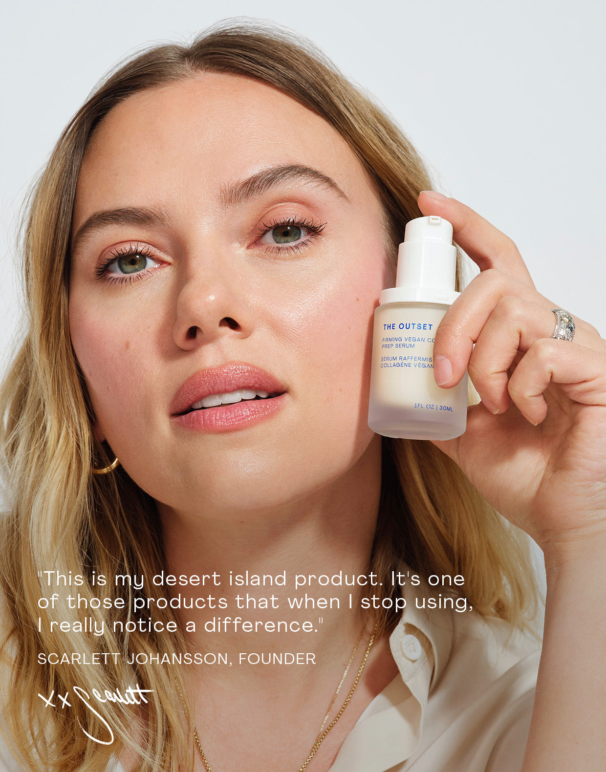 Best Vegan Collagen Serum from The Outset by Scarlett Johansson