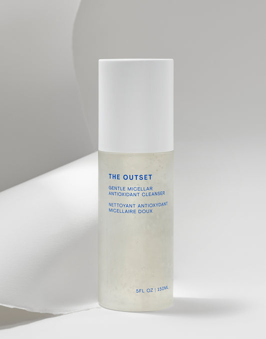 Front view photo of The Outset's Gentle Micellar Antioxidant Cleanser